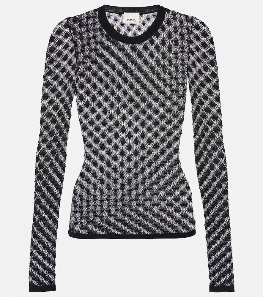 Isabel Marant Zavia open-knit sweater Cover