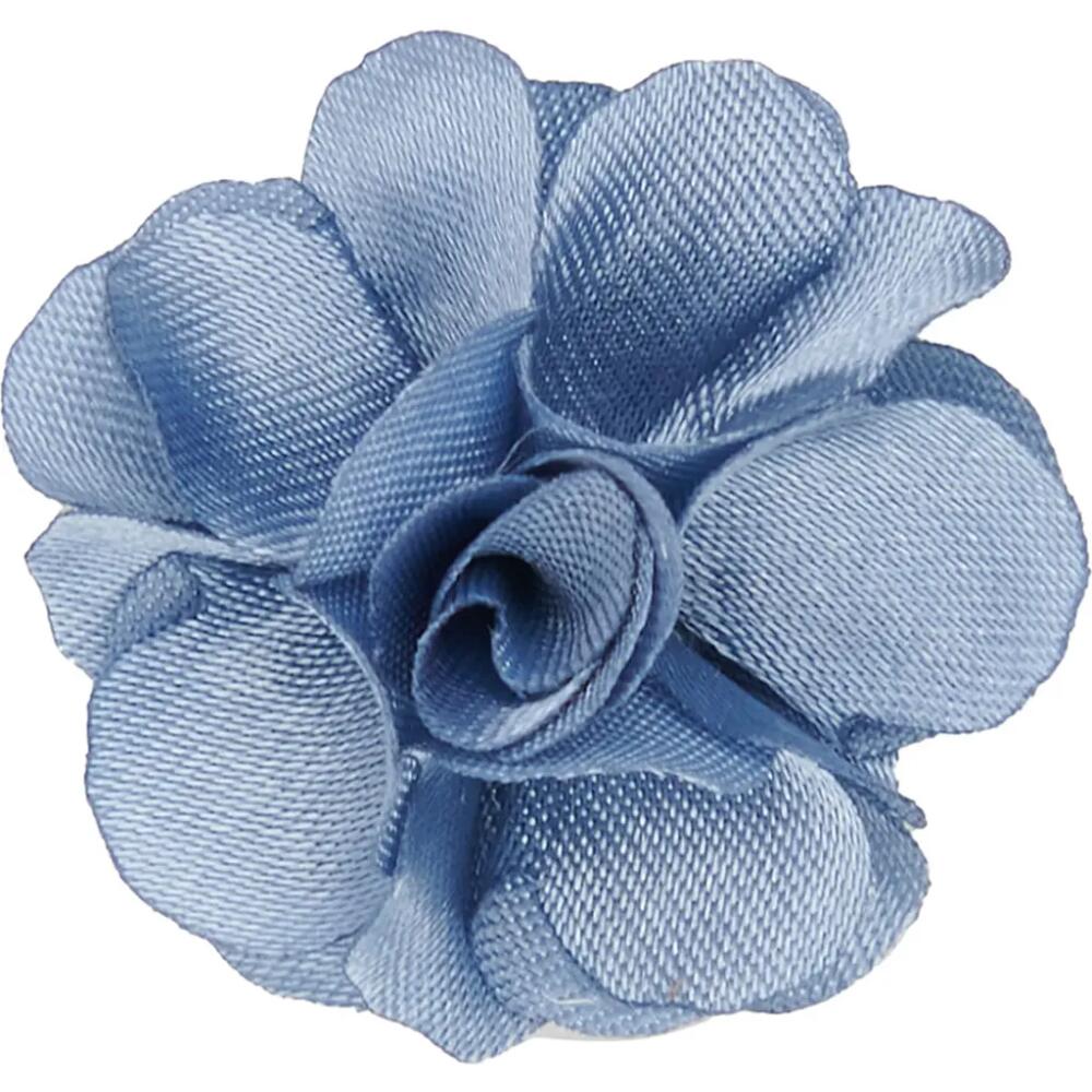 Brooklyn Brigade Men's Floral Lapel Pin in Dusty Blue Cover