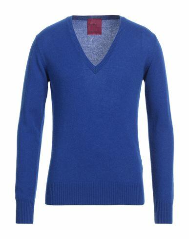 Capsule Knit Man Sweater Bright blue Cashmere Cover