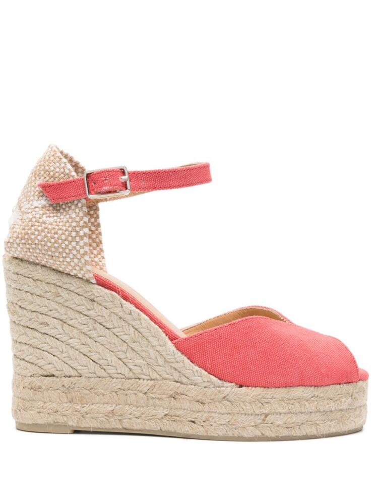 Castañer Bianca 110mm wedge espadrilles - Pink Cover