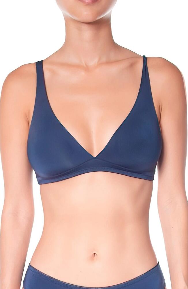 Huit Forever Skin Triangle Bralette in Navy Cover