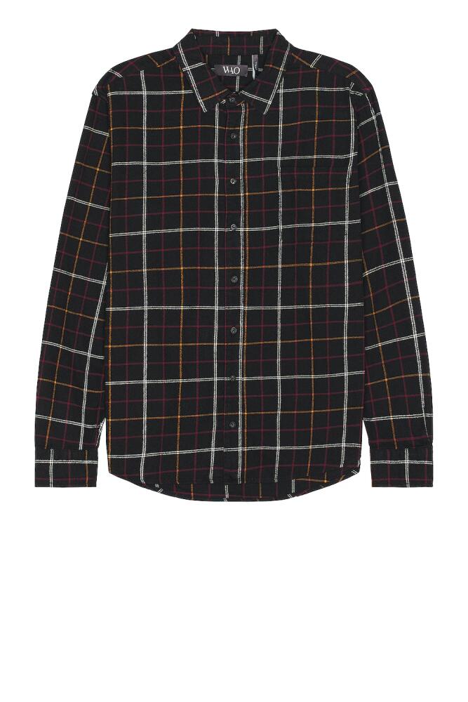 WAO The Flannel Shirt in Black Cover