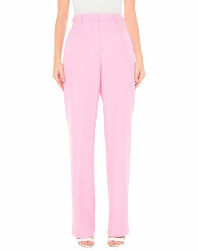 Msgm Woman Pants Pink Virgin Wool Cover