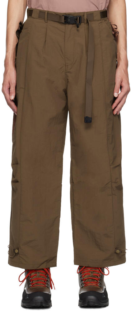 Archival Reinvent Brown Multi Pockets Cargo Pants Cover