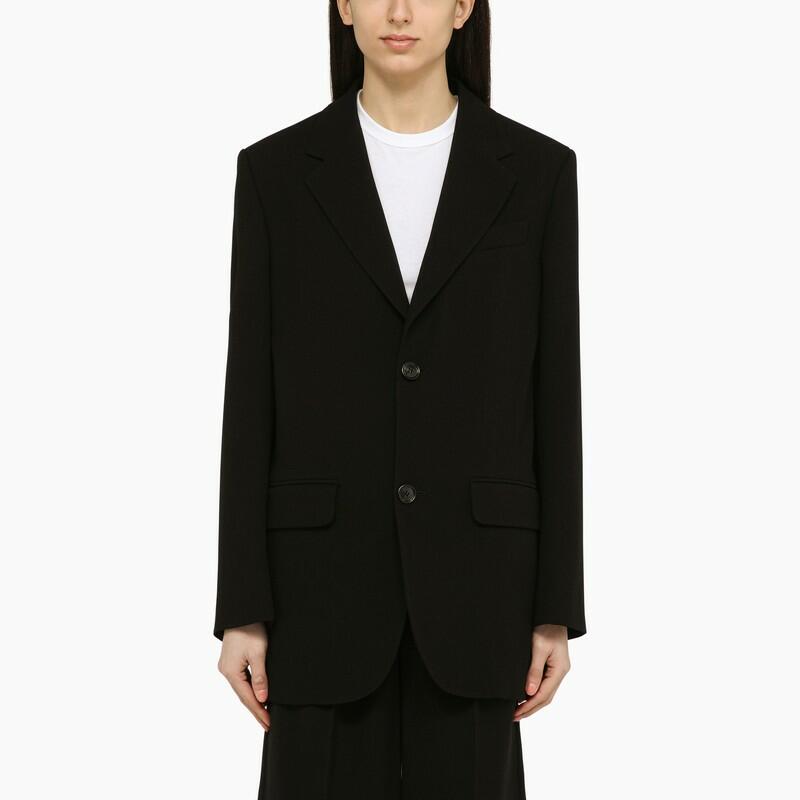 Ami Paris Black single-breasted jacket in wool Cover