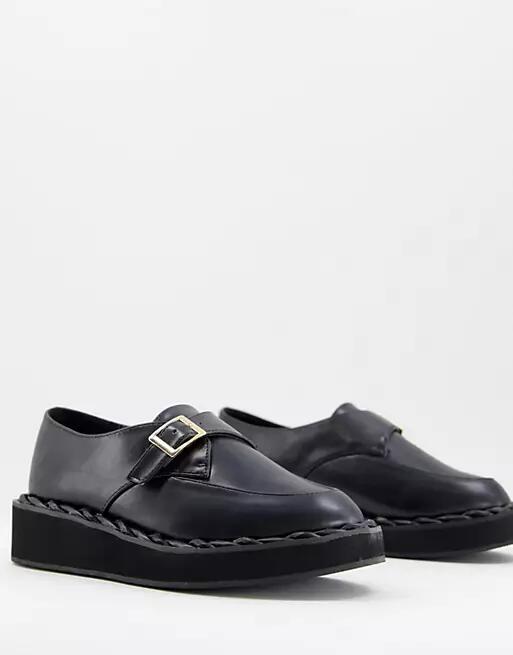 RAID Leonie flat shoes with buckle detail in black Cover