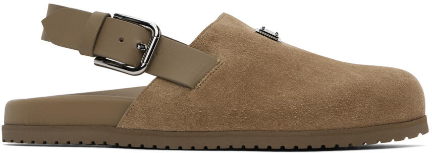 Dolce&Gabbana Brown Suede Mules Cover