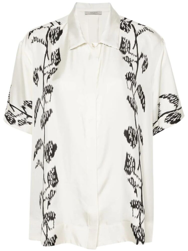 Asceno Montauk silk shirt - White Cover