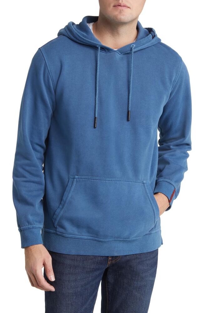 Stone Rose Fleece Hoodie in Denim Cover