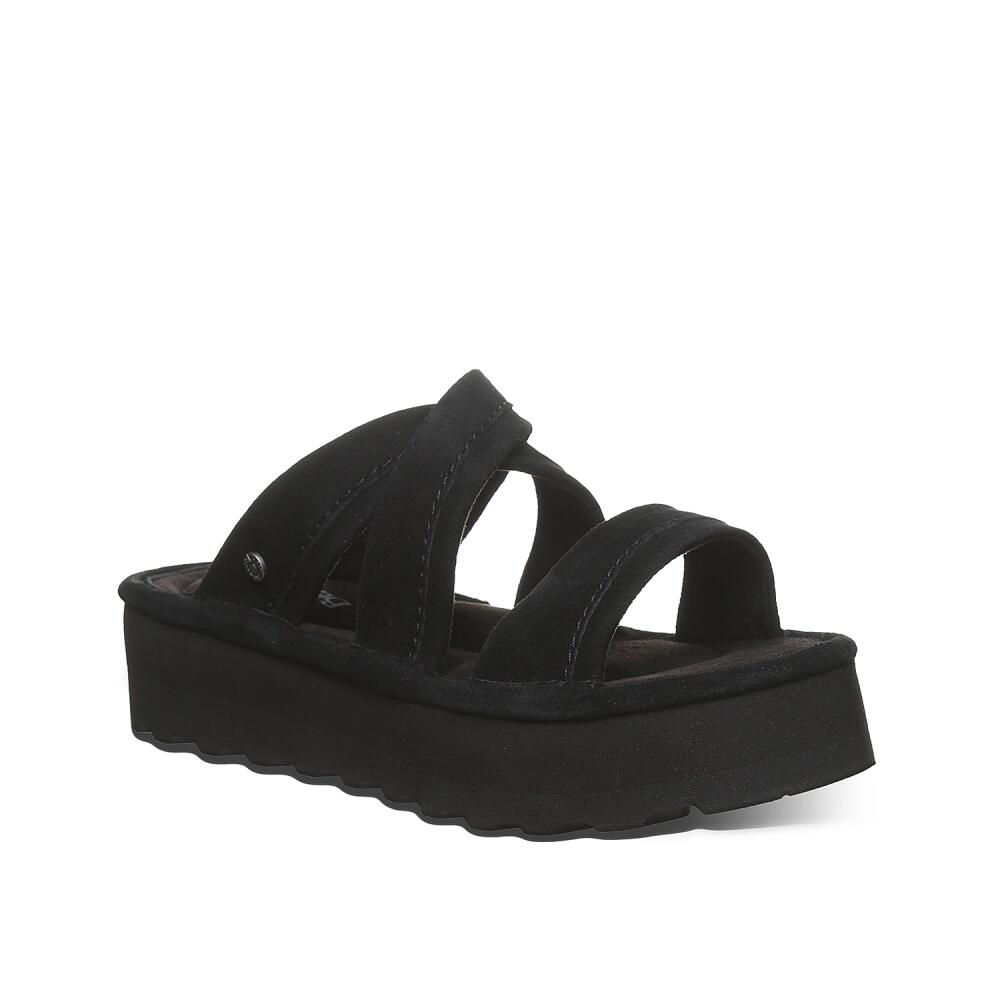 Bearpaw Altitude Platform Sandal | Women's | Black Cover