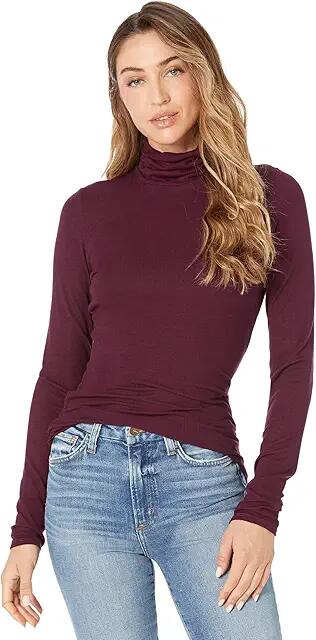 Michael Stars Gail Turtleneck (Plum) Women's Clothing Cover