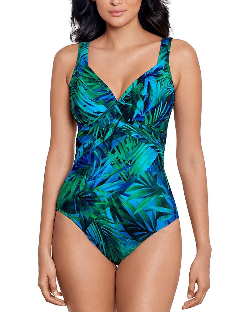 Miraclesuit Palm Reeder Revele One Piece Swimsuit Cover