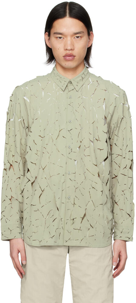 POST ARCHIVE FACTION (PAF) Taupe 6.0 Left Shirt Cover