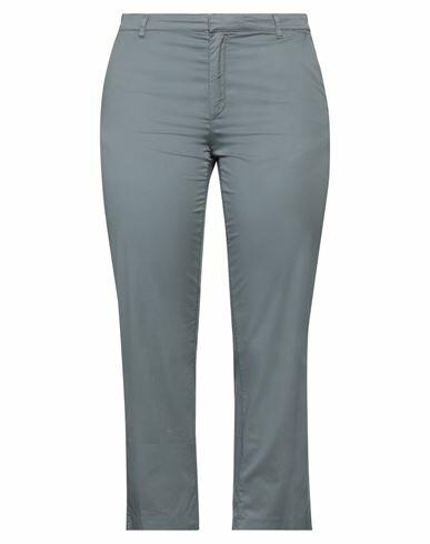 Haikure Woman Pants Grey Cotton, Elastane Cover