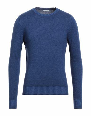 Malo Man Sweater Navy blue Cashmere, Polyamide Cover