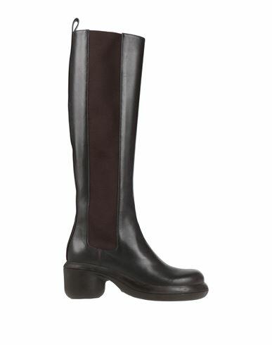 Jil Sander Woman Boot Dark brown Calfskin Cover