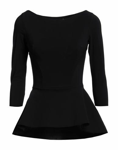 Chiara Boni La Petite Robe Woman Top Black Polyamide, Elastane Cover