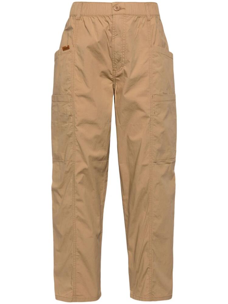 CHOCOOLATE logo-embroidered trousers - Brown Cover