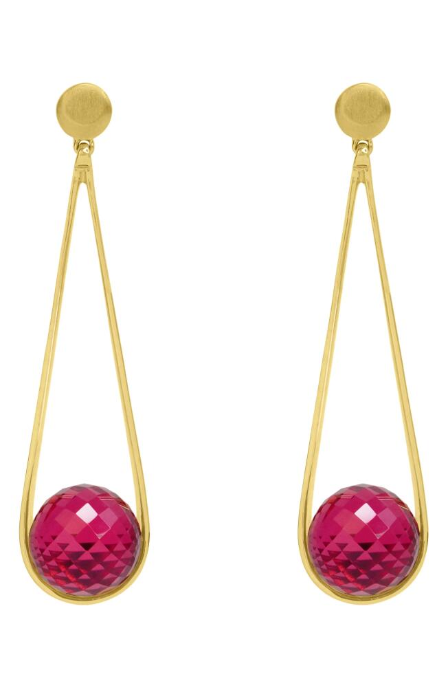 Dean Davidson Ipanema Drop Earrings in Vivid Pink/Gold Cover