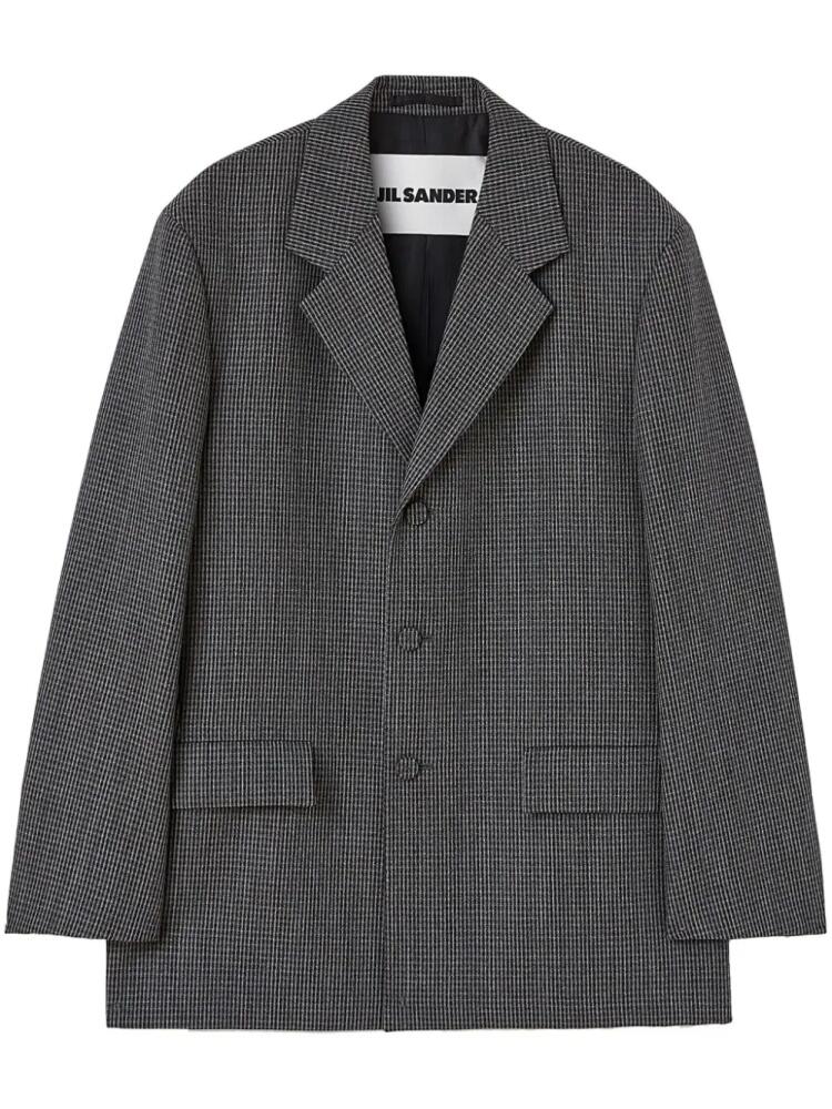 Jil Sander single-breasted tailored blazer - Grey Cover