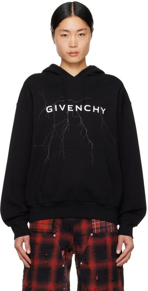 Givenchy Black Graphic Hoodie Cover