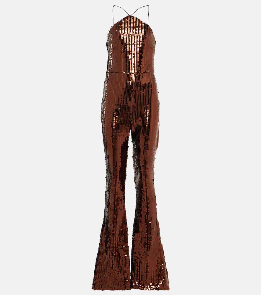 Taller Marmo Jagger sequined flared jumpsuit Cover