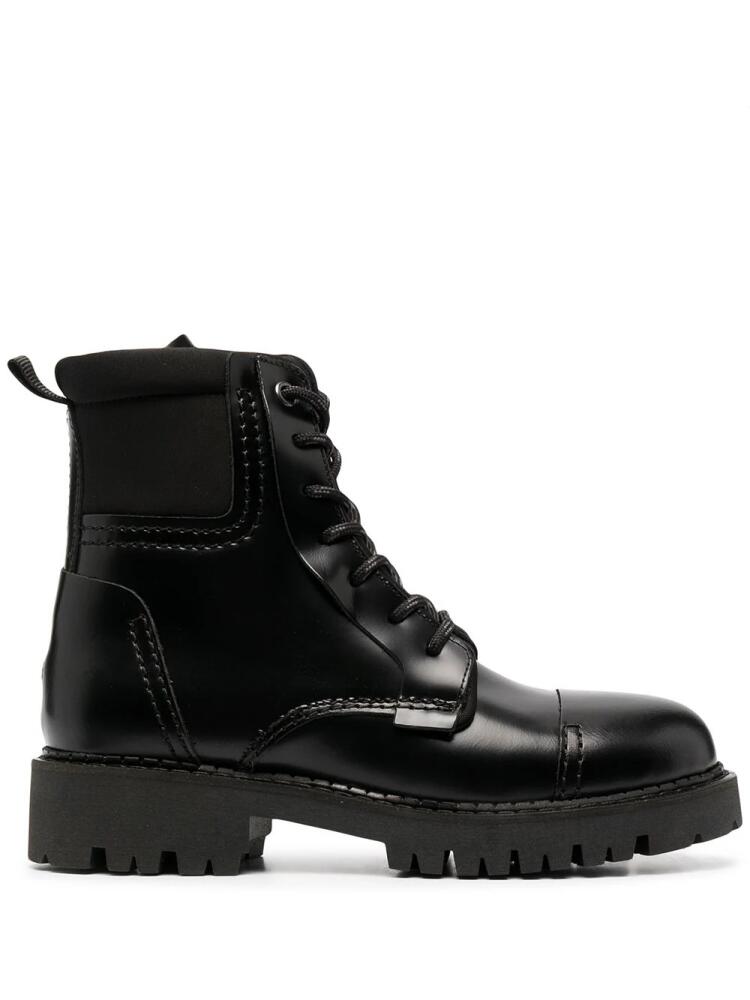 Tommy Jeans lace-up ankle boots - Black Cover