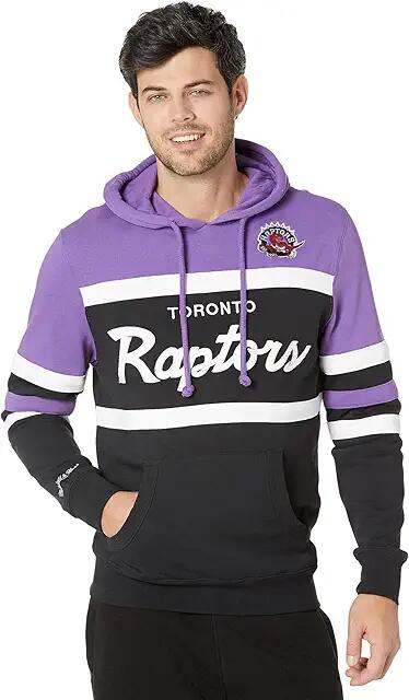 Mitchell & Ness NBA Head Coach Hoodie Raptors (Purple/Black) Men's Clothing Cover