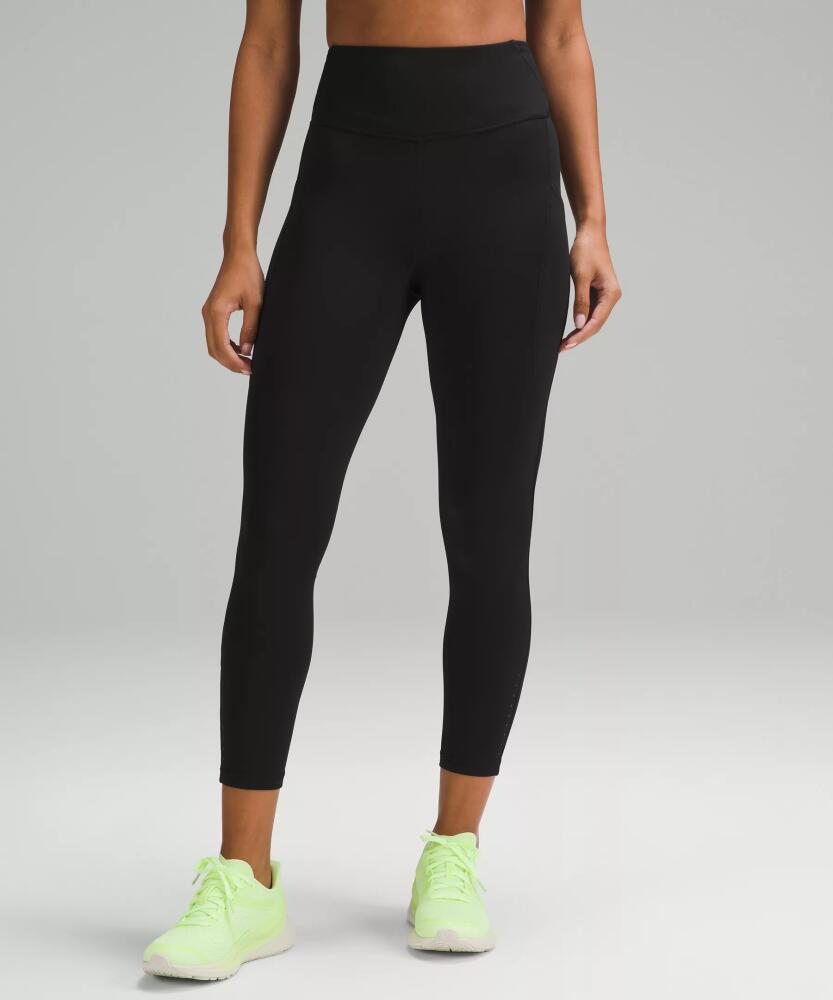 lululemon Fast and Free High-Rise Thermal Leggings 25" Pockets Cover