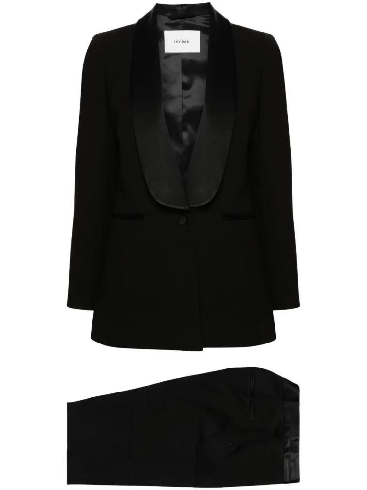 IVY OAK single-breasted suit - Black Cover