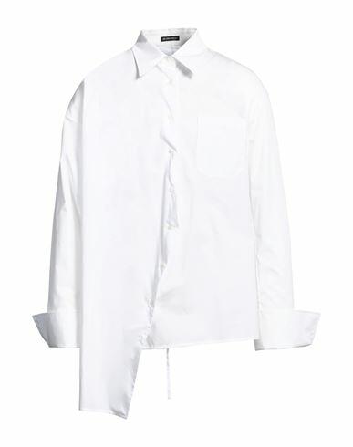 Ann Demeulemeester Man Shirt White Cotton Cover