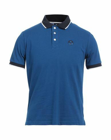 North Sails Man Polo shirt Blue Cotton Cover