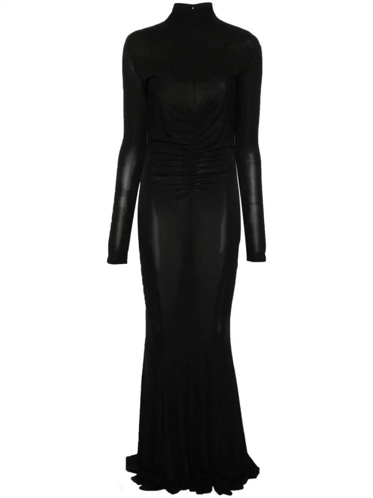 ANDREĀDAMO jersey maxi dress - Black Cover