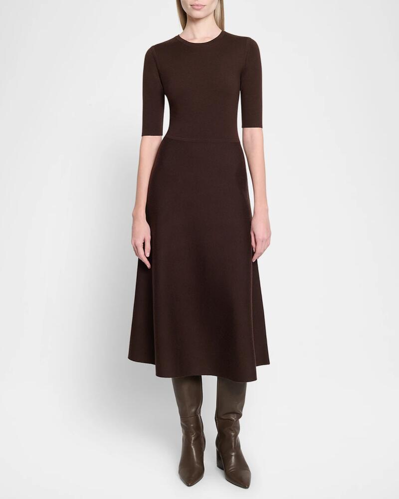 Gabriela Hearst Seymore Wool-Cashmere Maxi Dress Cover