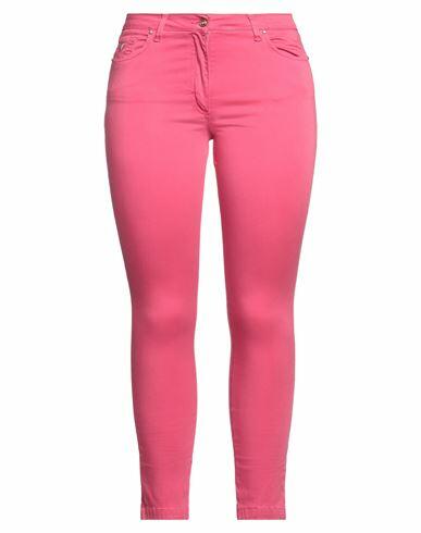 Gai Mattiolo Woman Pants Fuchsia Cotton, Elastane Cover