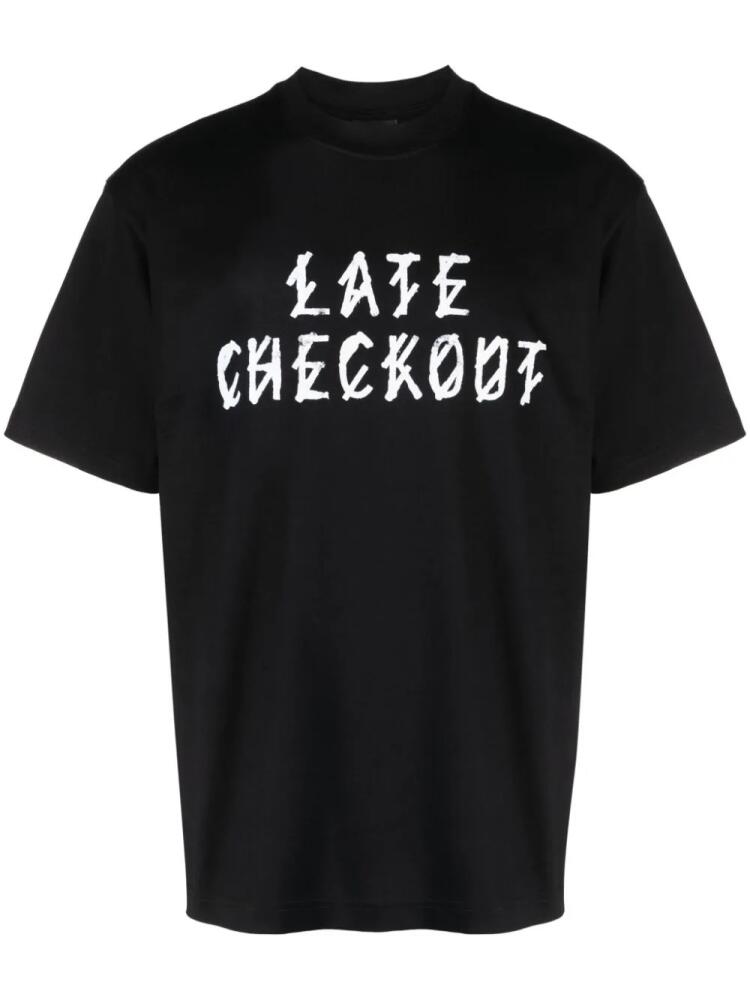 44 LABEL GROUP Late Checkout graphic-print T-shirt - Black Cover