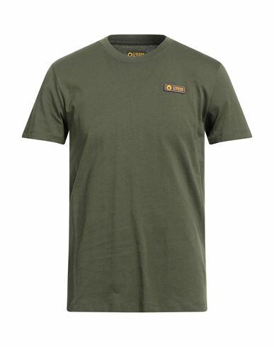 Ciesse Piumini Man T-shirt Military green Cotton Cover