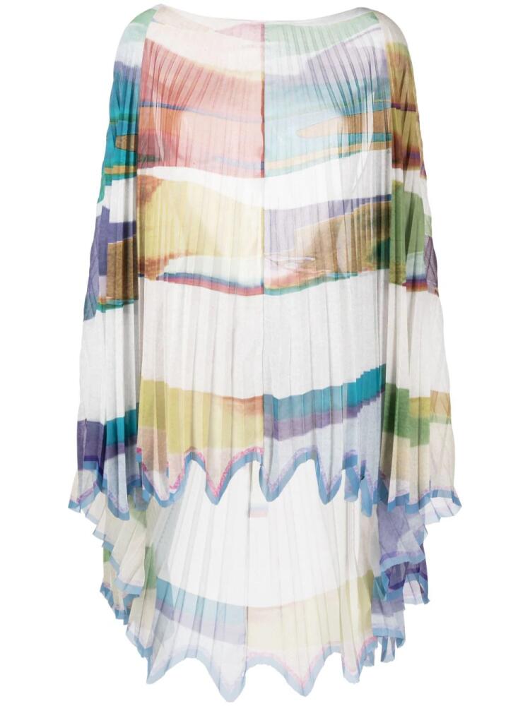 Maticevski Manifest abstract-print draped tunic - Multicolour Cover