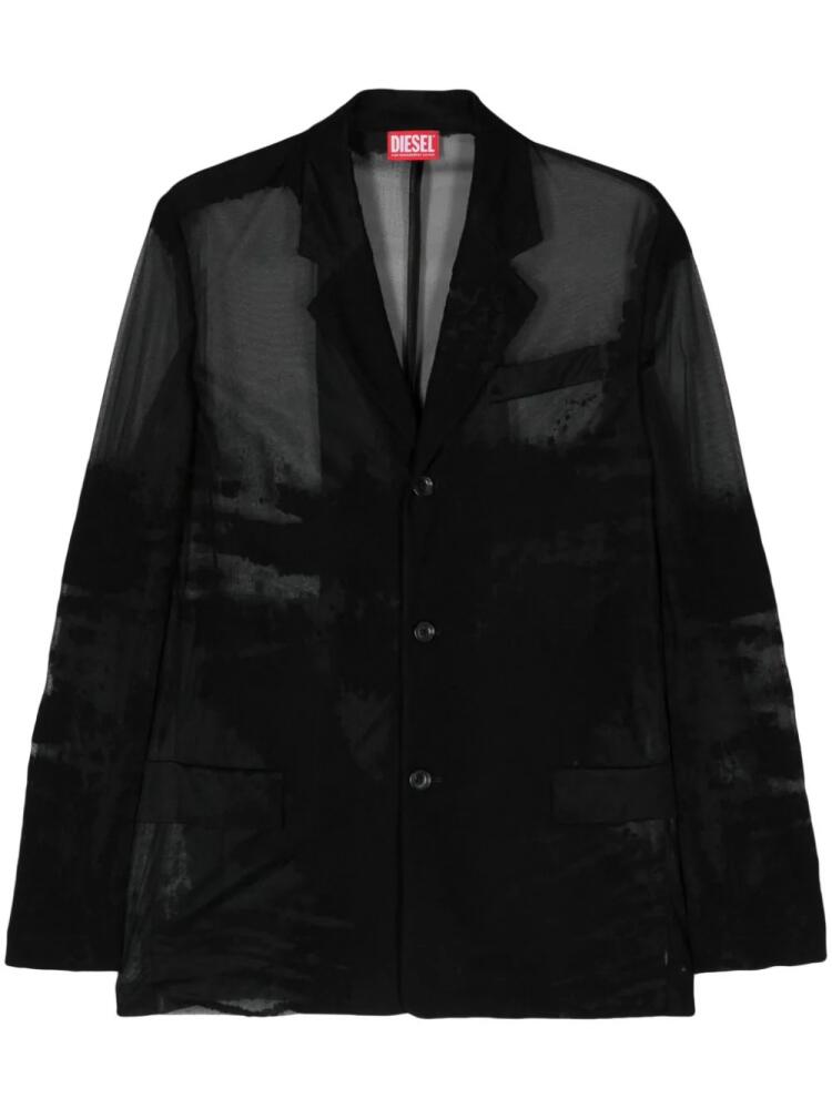 Diesel J-Reg single-breasted blazer - Black Cover