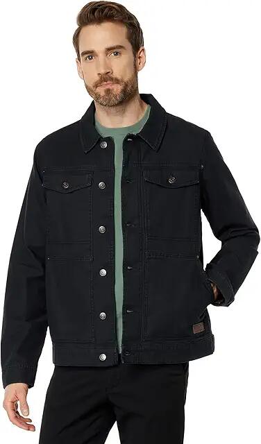 L.L.Bean BeanFlex Utility Trucker Jacket Regular (Black) Men's Clothing Cover