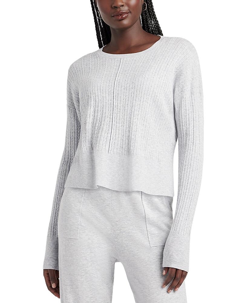 Splendid Veronica Cable Crewneck Sweater Cover