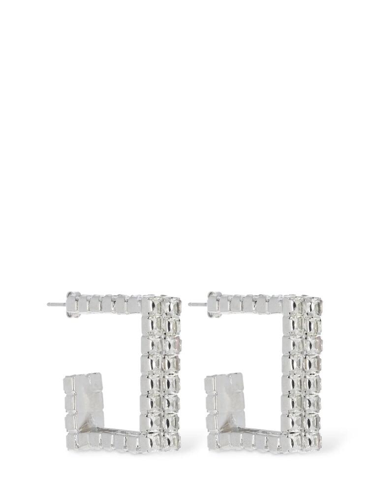 ROSANTICA Vetro Crystal Squared Hoop Earrings Cover