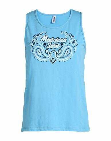 Moschino Woman Cover-up Sky blue Cotton, Elastane Cover