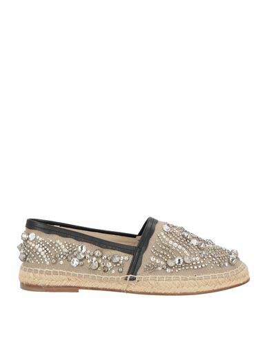 Dolce & gabbana Man Espadrilles Beige Linen, Viscose, Calfskin Cover