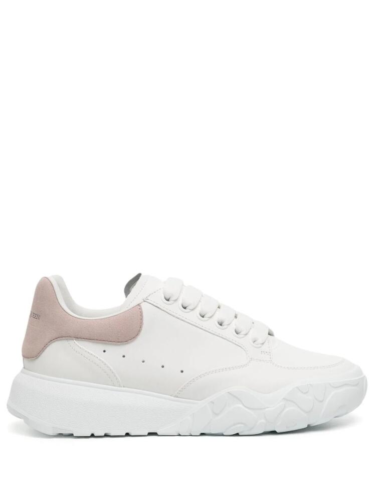 Alexander McQueen Court low-top sneakers - White Cover