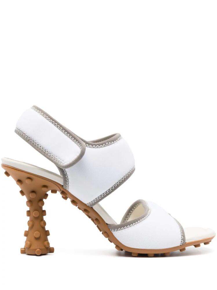 Sunnei 1000Chiodi high-heel sandals - White Cover