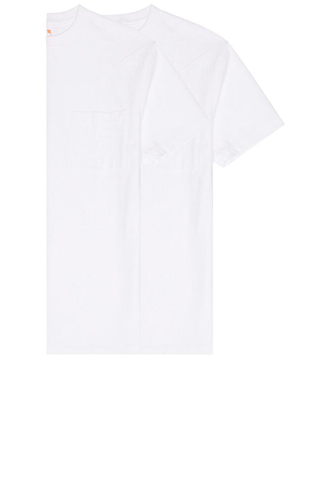 Beams Plus 2 Pack Pocket Tee in White Cover