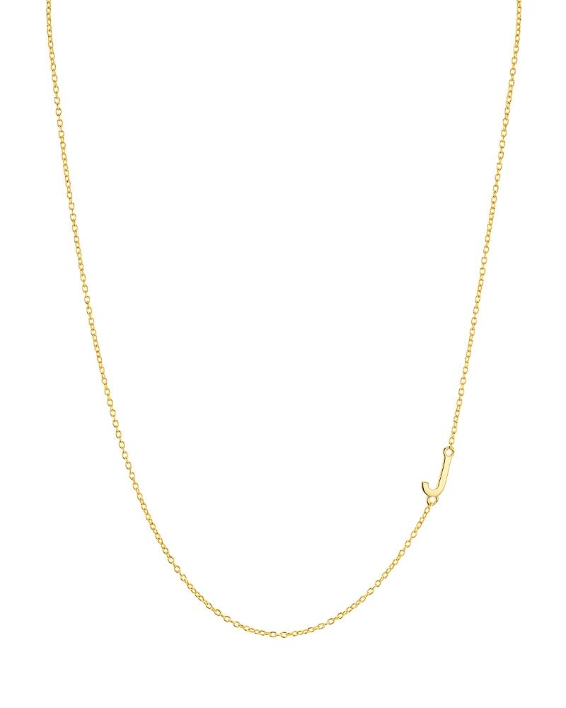 Argento Vivo Asymmetrical Initial Necklace in 18K Gold-Plated Sterling Silver, 16 Cover