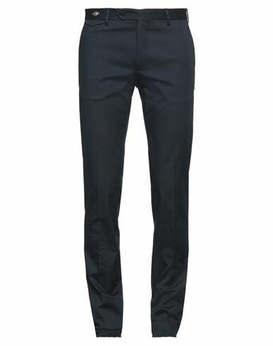 Tagliatore Man Pants Midnight blue Cotton, Elastane Cover