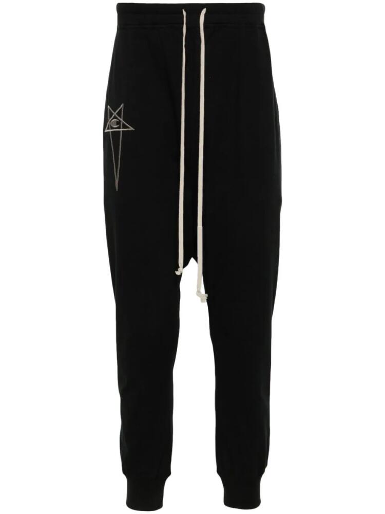 Rick Owens X Champion Prisoner drop-crotch trousers - Black Cover